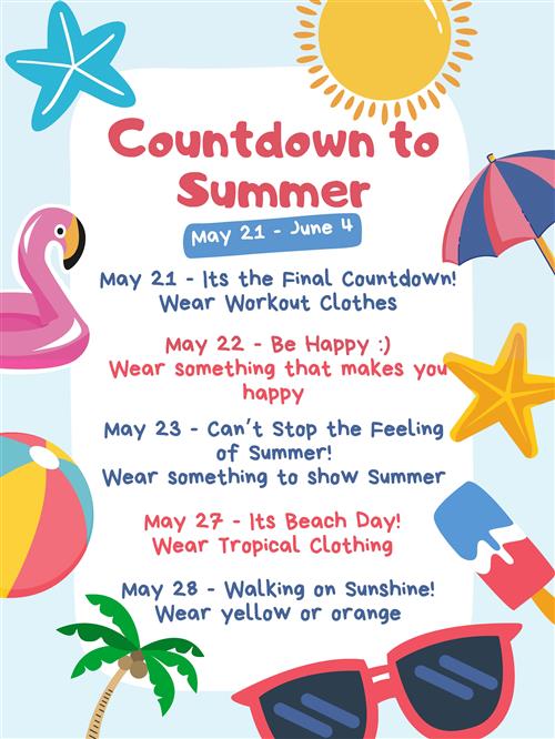 Countdown to summer